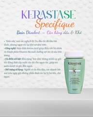 Dầu gội và Mặt nạ Kérastase Divalent