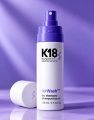 K18 AIRWASH™ DRY SHAMPOO 118ML | DẦU GỘI KHÔ SINH HỌC LÀM SẠCH TÓC VÀ DA ĐẦU