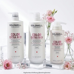 Dầu gội xả giữ màu nhuộm Goldwell Dualsenses Color Extra Rich Brilliance Shampoo & Conditioner
