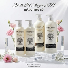 Dầu gội xả trắng phục hồi chống rụng Biotin & Collagen 500ml - 1000ml