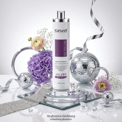 Dầu Gội Khử Vàng Karseell No Yellow Silver Shampoo 500ml –1000ml