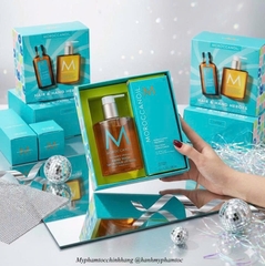 MOROCCANOIL SUMMER KIT OIL+ GEL RỬA TAY 2026 🩵