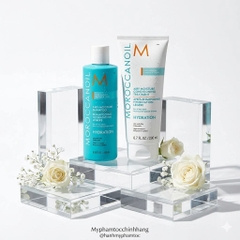 Dầu Gội & Dầu Xả Dưỡng Ẩm Siêu Nhẹ Moroccanoil Hydration Airy Moisture Shampoo & Conditioner
