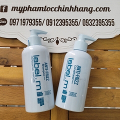 DẦU GỘI XẢ LABEL.M DƯỠNG ẨM CHO TÓC BÔNG XÙ ANTI - FRIZZ 300ML - 200ML