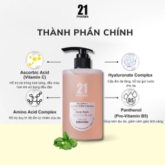 Sữa Tắm 21 Pharma Body Wash Dưỡng Sáng Da Nhật Bản 500ml | Làm Sạch, Dưỡng Ẩm, Mềm Mịn