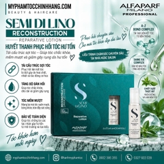 Huyết thanh phục hồi  hư tổn nặng Alfaparf Milano Semi di Lino Reconstruction Reparative Lotion 6 x 13ml