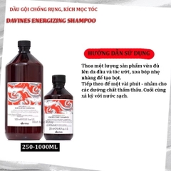 DẦU GỘI DAVINES CHỐNG RỤNG TÓC ENERGIZING 250NL - 1000ML