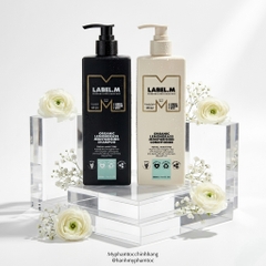 Dầu gội & dầu xả dưỡng ẩm hương sả chanh hữu cơ Label.m  Organic Lemongrass Moisturising Shampoo & Conditioner
