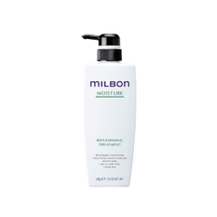 Gội xả Milbon Replenishing Moisture dưỡng ẩm, phục hồi tóc khô uốn duỗi 200ml- 500ml
