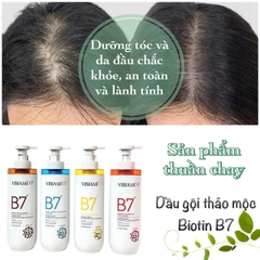 BIOTIN VISIAMI B7 Dầu Gội Xả Thảo Dược Cao Cấp B7 780ML