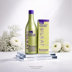 DẦU GỘI BES SILKAT PHỤC HỒI TÓC D4 Repairing Shampoo +DẦU XẢ SILKAT SIÊU MƯỢT D2  Smoothing Conditioner 1000ML