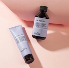 DẦU GỘI XẢ TÍM KHỬ ÁNH VÀNG NASHI  BLONDY JOY 250ML -  150ML