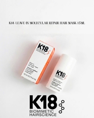 Mặt nạ K18 siêu phục hồi phân tử - K18 leave-in molecular repair hair mask 50ML 15ml 150ml