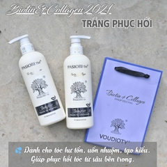 Dầu gội xả trắng phục hồi chống rụng Biotin & Collagen 500ml - 1000ml