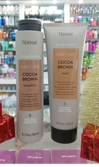 Dầu gội xả cho tóc nhuộm màu nâu LAKME Teknia Cocoa Brown 300ml - 250ml