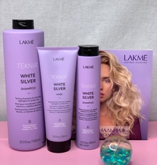 DẦU GỘI XẢ LAKME TEKNIA CHO TÓC NHUỘM MÀU BẠC 300ML - 250ML