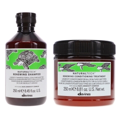 Dầu gội & Dầu xả Davines trường thọ Naturaltech Renewing Shampoo & Renewing Conditioning Treatment