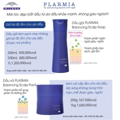 Dầu Gội Milbon Plarmia Balancing Scalp Soap +Kem Xả Milbon Plarmia Balancing Scalp Pack