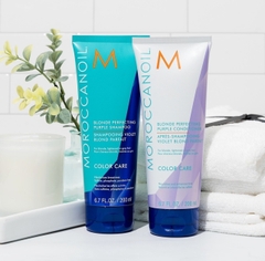Dầu Gội Moroccanoil Tím Khử Ánh Vàng (Moroccanoil Blonde Perfecting Purple 200ml/ 1000ml