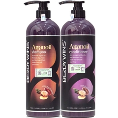 DẦU GỘI XẢ BERDYWINS ARGAN OIL Shampoo, Conditioner 1000ml+HẤP TÓC Mask Berdywins 500ML