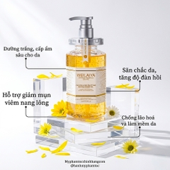 Sữa tắm trắng da cánh hoa cúc vạn thọ Weilaiya (Marigold Petal Whitening Shower Gel) 450ml