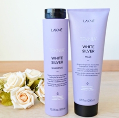 DẦU GỘI XẢ LAKME TEKNIA CHO TÓC NHUỘM MÀU BẠC 300ML - 250ML