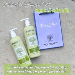 DẦU GỘI XẢ BIOTIN COLLAGEN XANH KIỀM DẦU MƯỢT TÓC (MẪU TRÒN MỚI) 500ML - 1000ML