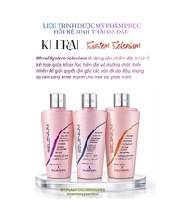 Dầu gội chống rụng tóc KLERAL Dermin Plus Reinforcing Shampoo tăng cường sợi tóc