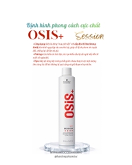 MẪU 2024 KEO (GÔM) XỊT GIỮ KIỂU TÓC RẤT CỨNG OSIS+ SỐ 3 SESSION 300ML