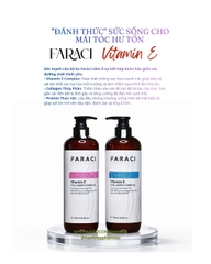 Bộ Dầu Gội, Dầu Xả và Hấp Ủ Tóc Faraci Collagen Vitamin E