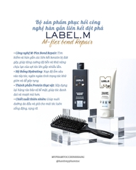 DẦU GỘI XẢ, MẶT NẠ TÓC LABEL.M M-PLEX BOND REPAIRING SIÊU PHUC HỒI 300ML, 1000ML