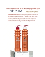 DẦU GỘI XẢ SHOPHIA SNAIL PROFESSIONAL SHAMPOO & CONDITIONER 500ML