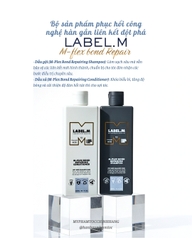 DẦU GỘI XẢ, MẶT NẠ TÓC LABEL.M M-PLEX BOND REPAIRING SIÊU PHUC HỒI 300ML, 1000ML