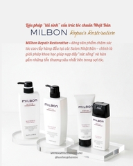 Gội xả Milbon Restorative bổ sung keratin cho tóc nhuộm tẩy 200ml- 500ml