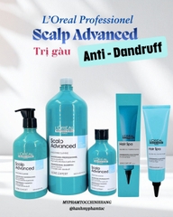 Dầu Gội  Ngăn Gàu L'Oreal Scalp Advanced Anti-Dandruff Shampoo 300ml/500ml/1500ml