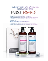 Bộ Dầu Gội, Dầu Xả và Hấp Ủ Tóc Faraci Collagen Vitamin E