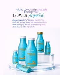 Dầu gội xả BEAVER tinh dầu Argan dưỡng ẩm phục hồi tóc (BEAVER Argan Oil Moisturizing Shampoo & Conditioner)