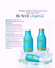 Dầu gội xả BEAVER tinh dầu Argan dưỡng ẩm phục hồi tóc (BEAVER Argan Oil Moisturizing Shampoo & Conditioner)