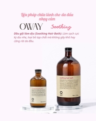 Dầu Gội Làm Dịu Da Đầu Oway Soothing Hair Bath 240ml/ 950ml