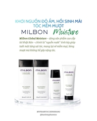 Gội xả Milbon Replenishing Moisture dưỡng ẩm, phục hồi tóc khô uốn duỗi 200ml- 500ml