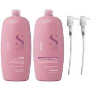 Dầu gội, mặt nạ tóc, kem xả khô giữ ẩm Alfaparf Milano SDL Moisture (Semi Di Lino Moisture Nutritive Low Shampoo, Mask & Leave-in Conditioner)