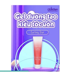 GEL TẠO KIỂU TÓC UỐN XOĂN BỒNG BỀNH OBSIDIAN CURLING STAR 2 - SWING 150ml