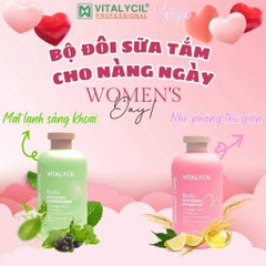 SỮA TẮM DƯỠNG TRẮNG DA VITALYCIL Body Whitening Shower Gel 470ml