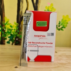 BỘT COLLAGEN & KERATIN SOPHIA CHỮA TRỊ TÓC NÁT 10x3G