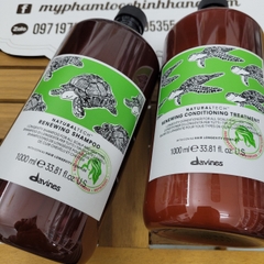 Dầu gội & Dầu xả Davines trường thọ Naturaltech Renewing Shampoo & Renewing Conditioning Treatment