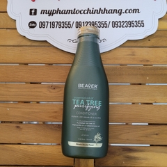 DẦU GỘI XẢ BEAVER TRÀ XANH TEA TREE CHỐNG RỤNG, TRỊ GẦU 350ML -  730ML