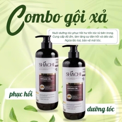 Dầu gội xả Shachi dưỡng sinh phục hồi tóc (Shachi Keratin & Argan Oil Hair Repair Shampoo & Conditioner) 800ml