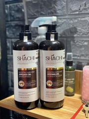 Dầu gội xả Shachi dưỡng sinh phục hồi tóc (Shachi Keratin & Argan Oil Hair Repair Shampoo & Conditioner) 800ml