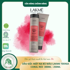 DẦU GỘI HẤP CHO TÓC NHUỘM MÀU ĐỎ LAKME ULTRA RED 300ML/250ML