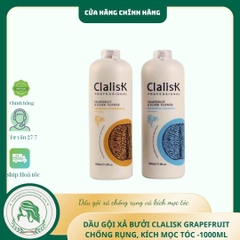 Dầu gội xả bưởi siêu mượt mọc tóc Clalisk (Clalisk Grapefruit Shampoo & Conditioner) 1000ml